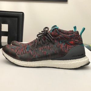 ADIDAS UTRA BOOST MID MULTICOLOR RUNNING SNEAKERS MENS SIZE 12